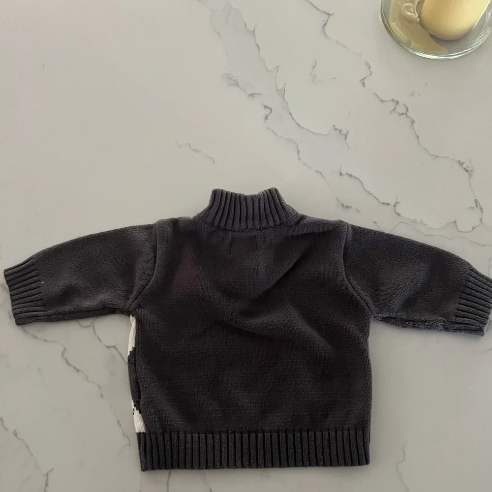 The Children's Place Gray Argyle Sweater